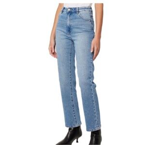 Rollas Women’s Original High-Rise Straight Jeans Size 25 Medium Vintage Wash EUC